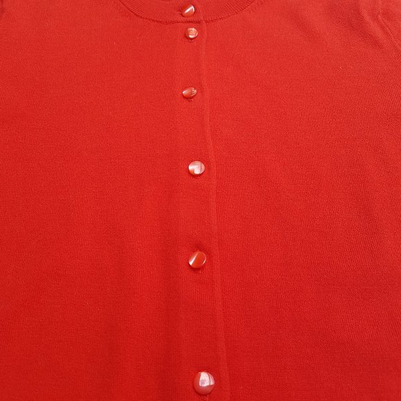 J.CREW Red Jackie Cardigan Sweater (NWOT) - Picture 6 of 10